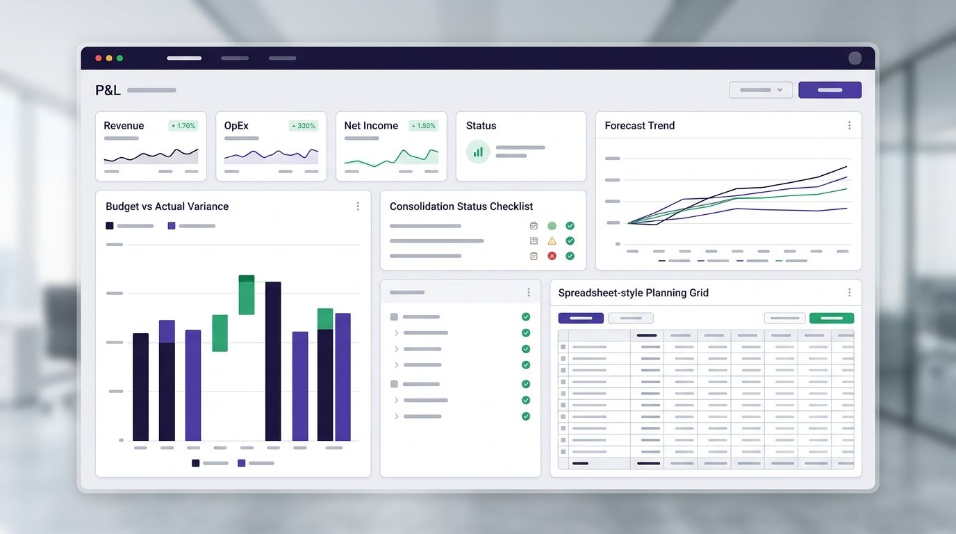 EPM & Consolidation product view